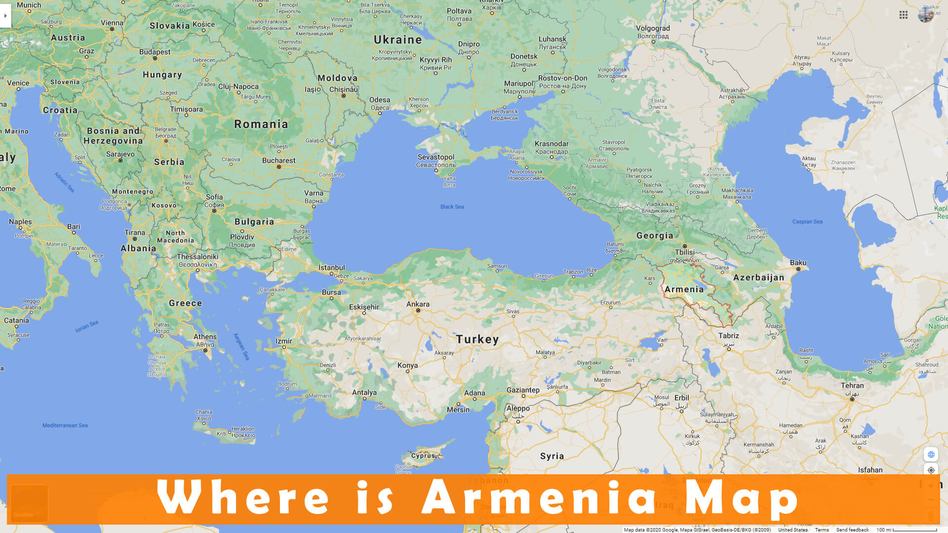 Ermenistan Nerede Haritasi